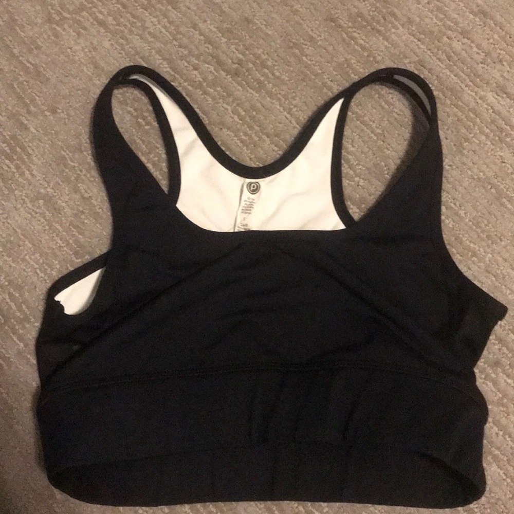 Pure Barre Black Sports Bra Size Small